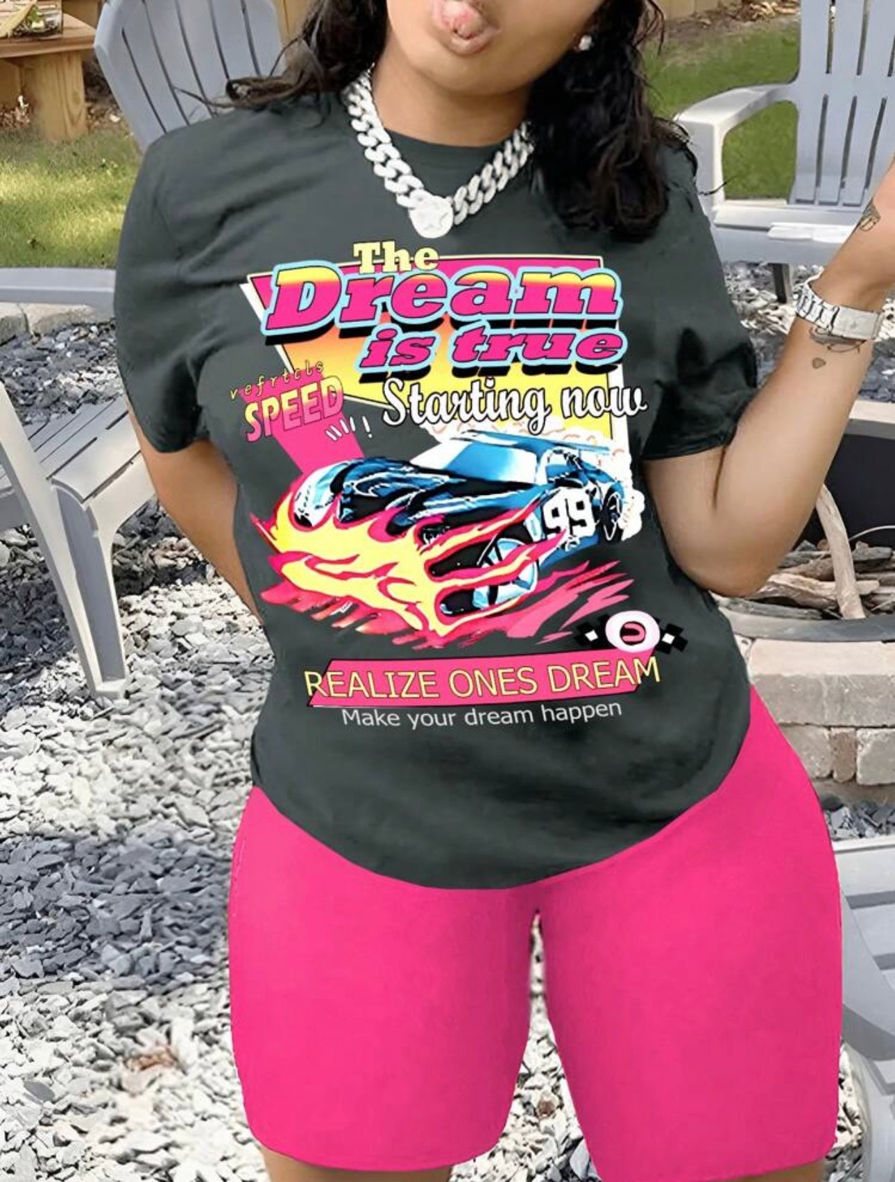 Women’s hot summer graphic casual t-shirt