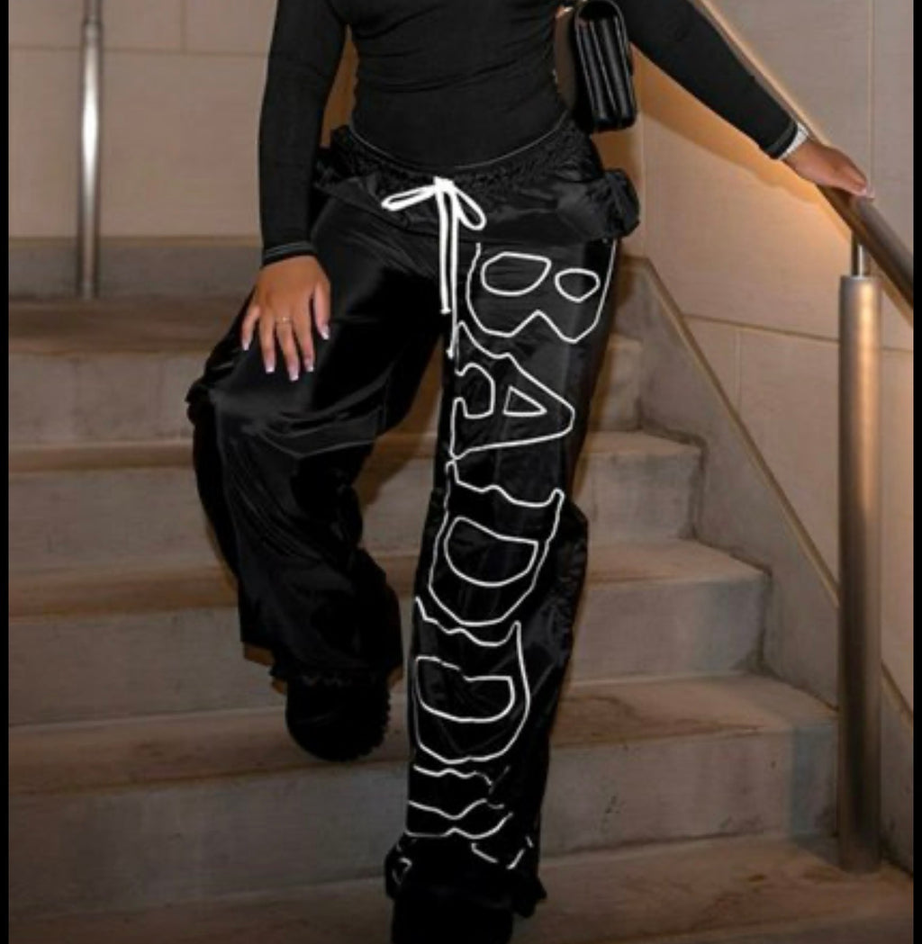 Women’s letter pattern sweatpants