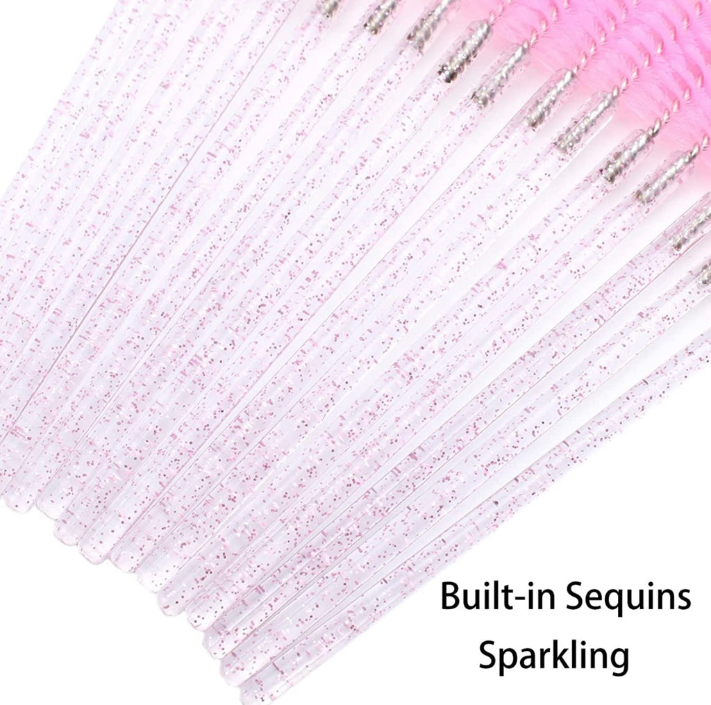 Crystal Pink disposable mascara eyelash wands
