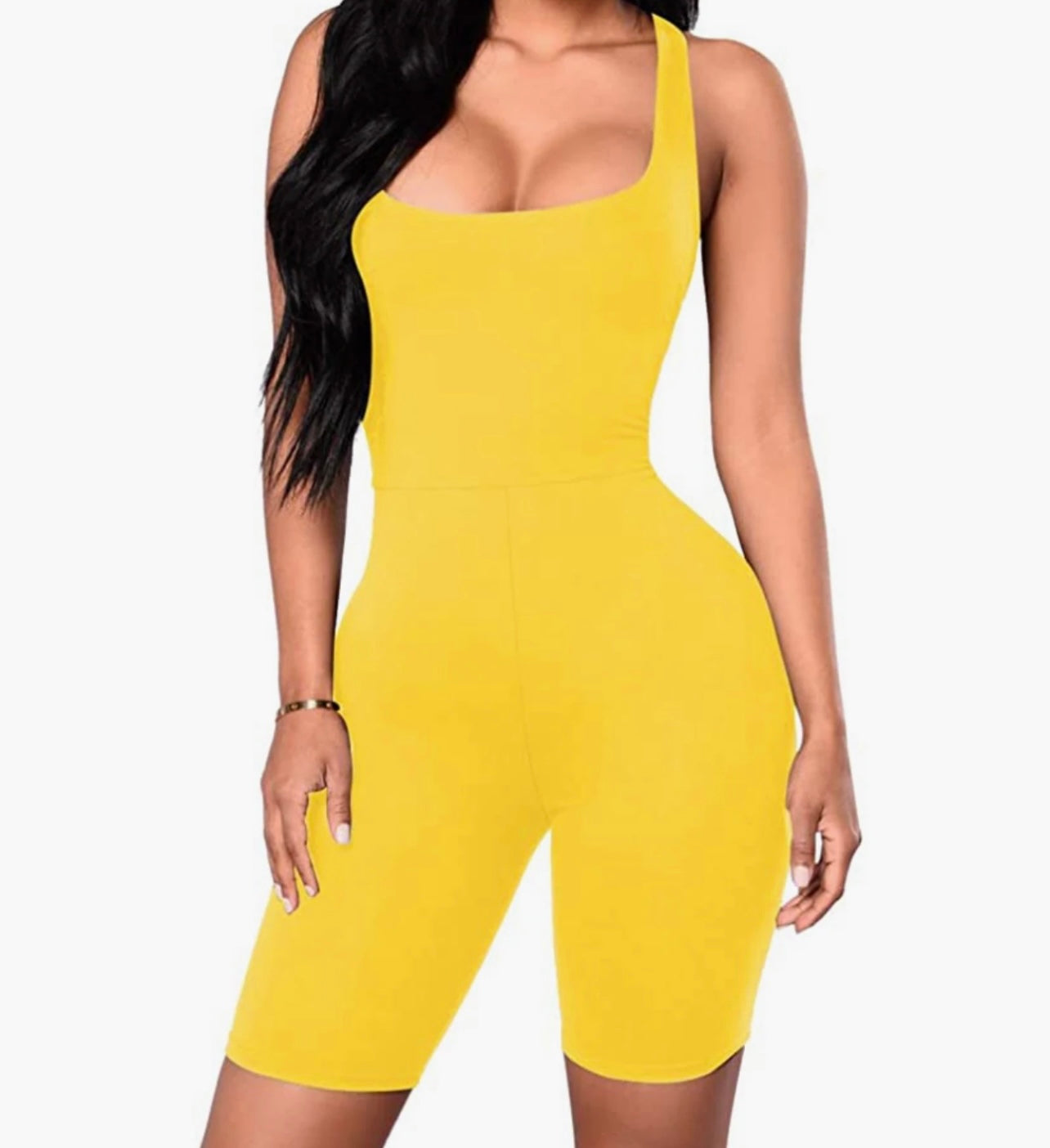 Women’s sexy tank top short jumpsuit