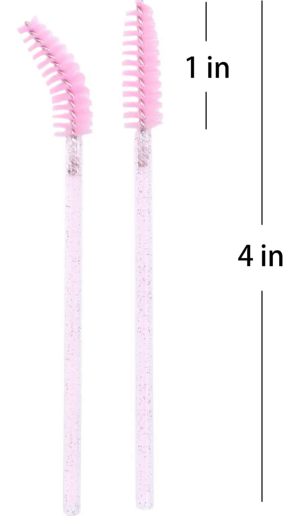 Crystal Pink disposable mascara eyelash wands