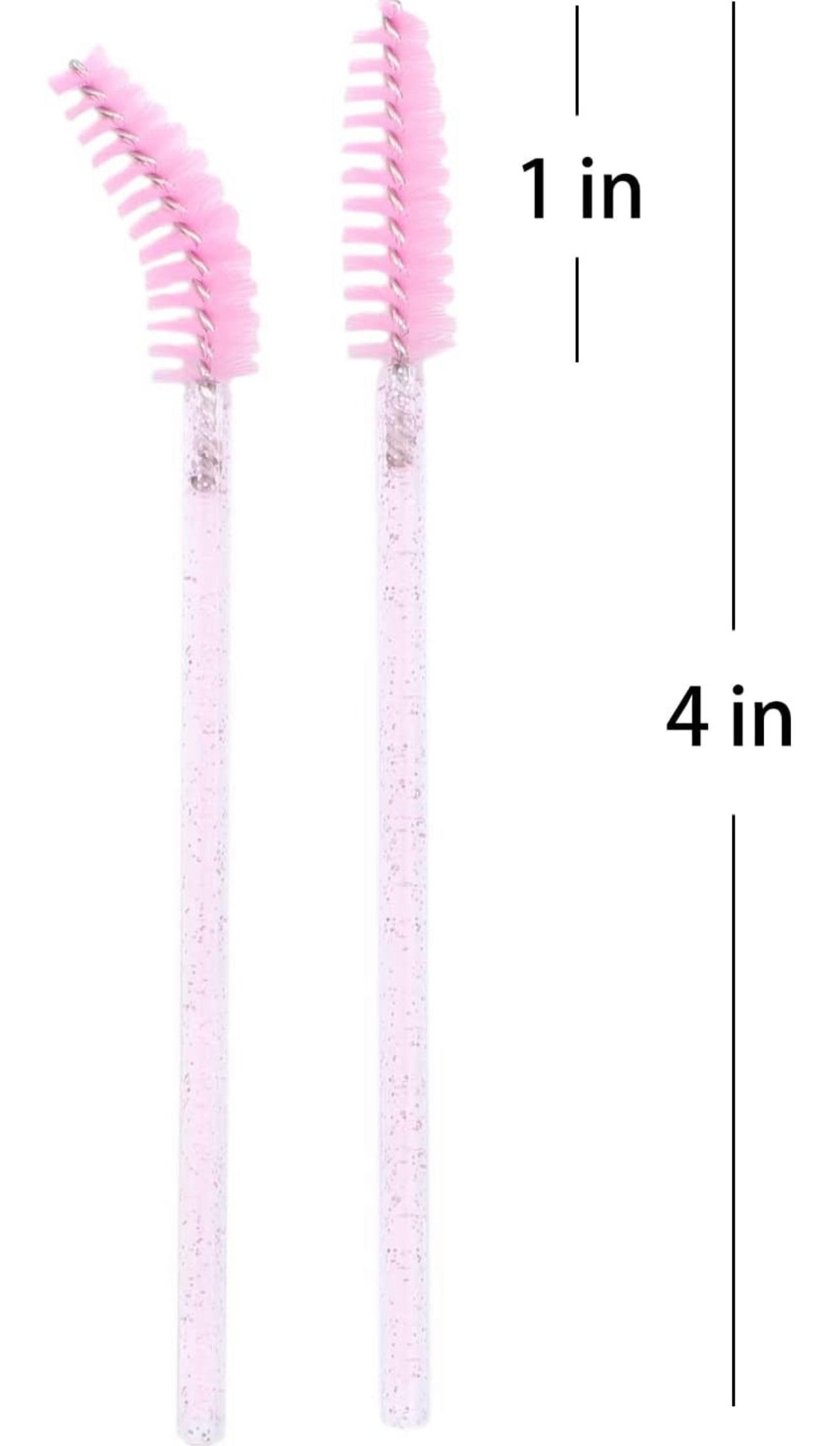 Crystal Pink disposable mascara eyelash wands
