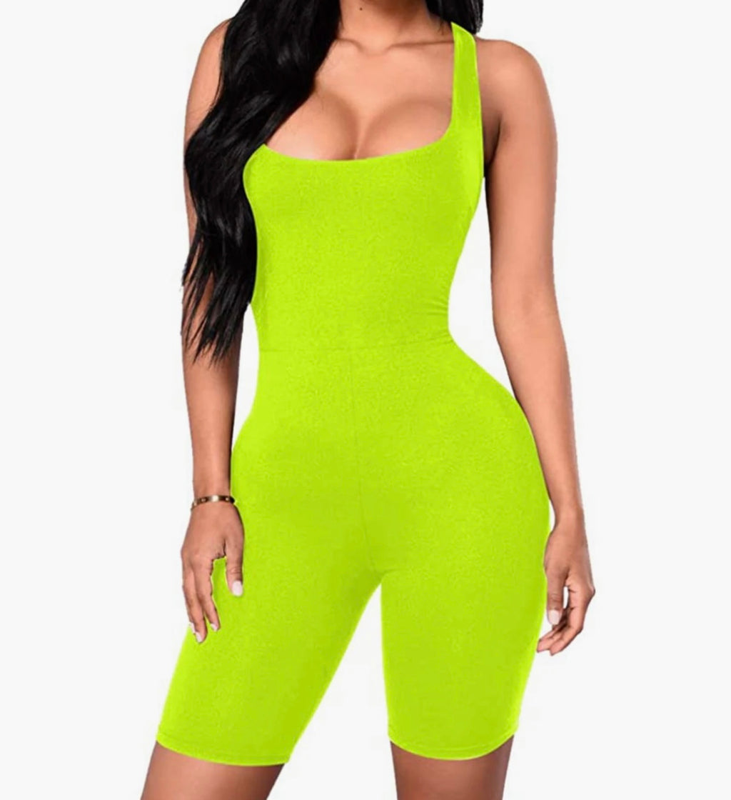 Women’s sexy tank top short jumpsuit