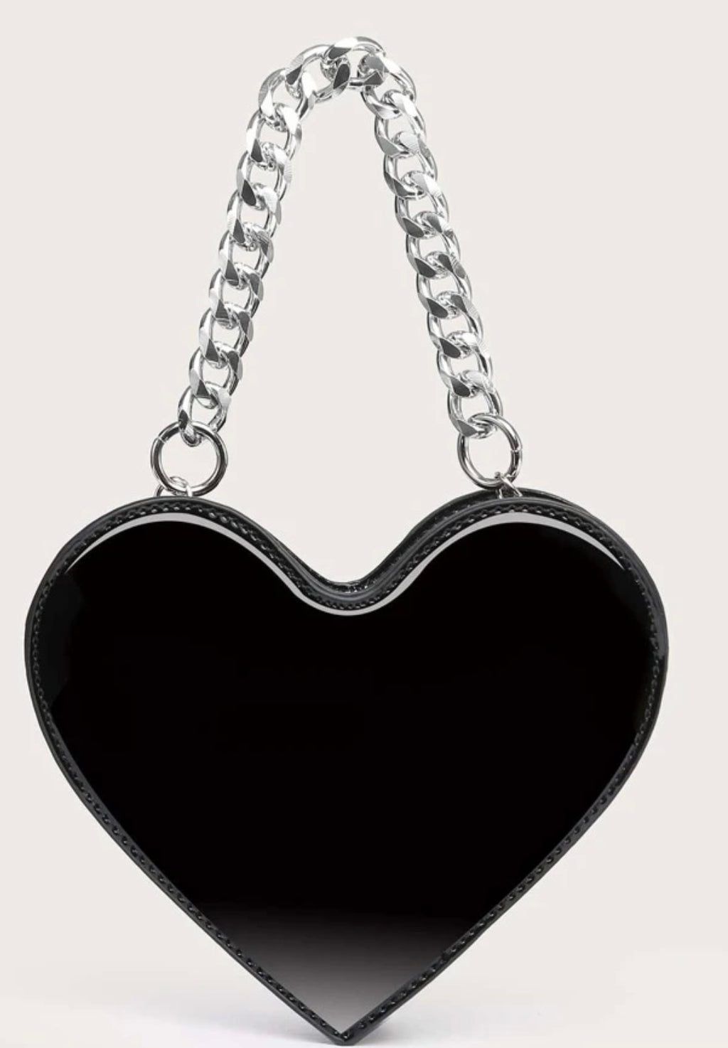 Mini heart design chain bag
