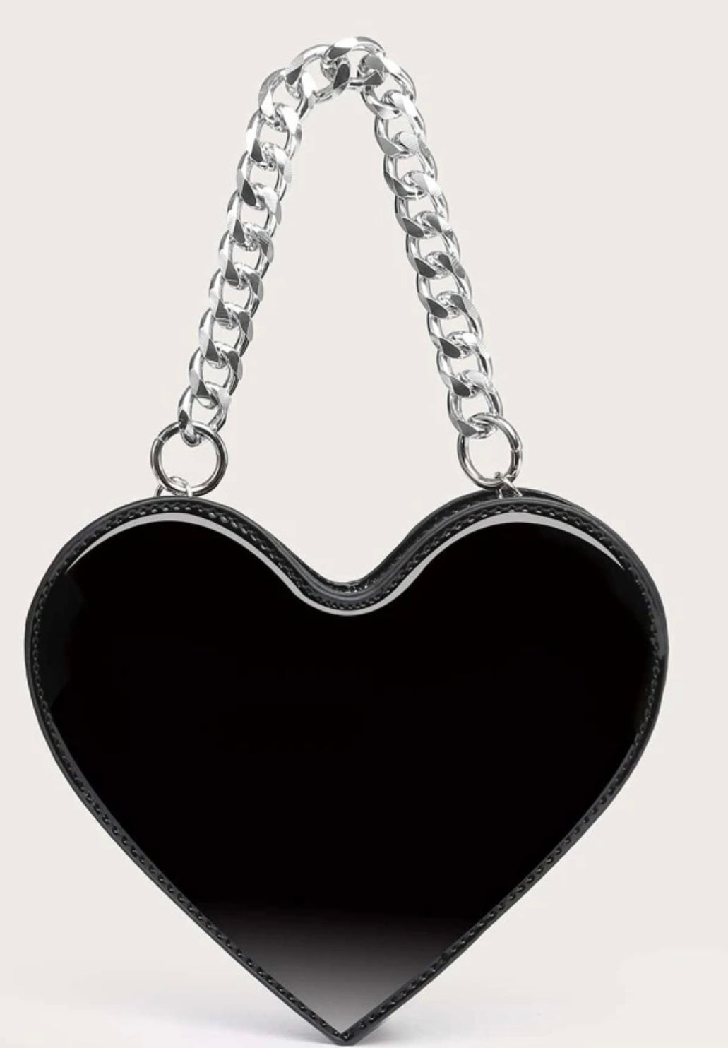 Mini heart design chain bag