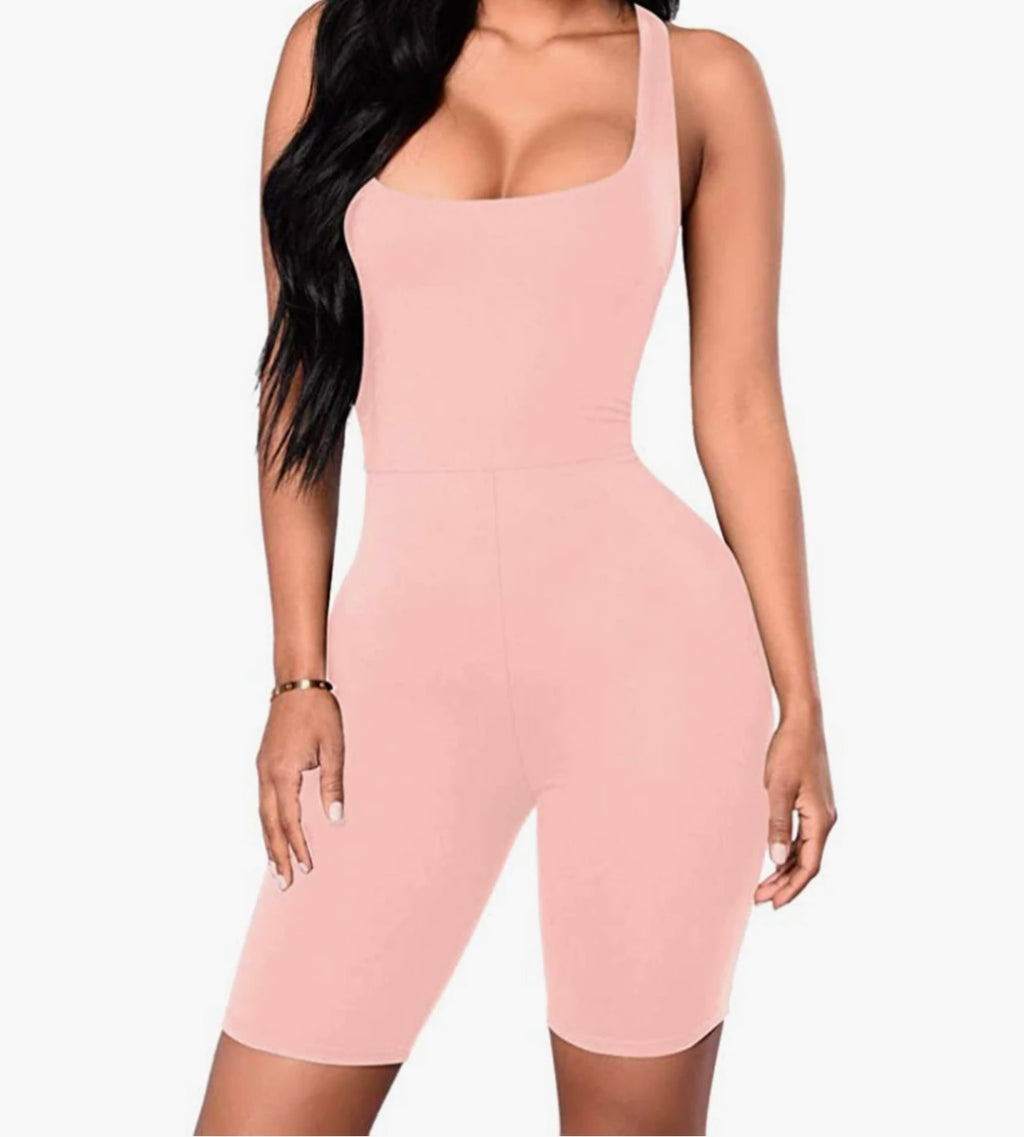 Women’s sexy tank top short jumpsuit